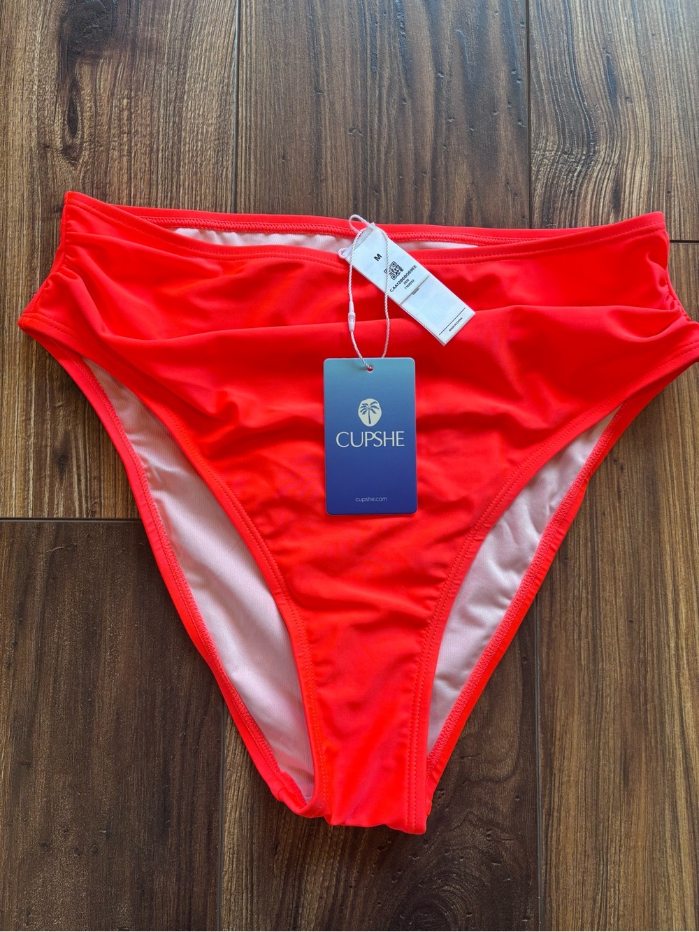 Cupshe High-Waist Bikini Bottom NWT Medium